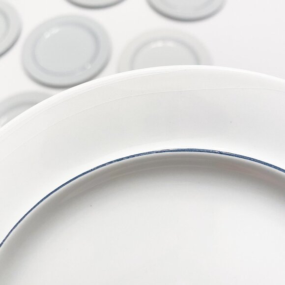 12 x Royal Copenhagen Blåkant Blue Line – Salad plates Salattallerken No 3068 - Picture 11 of 12